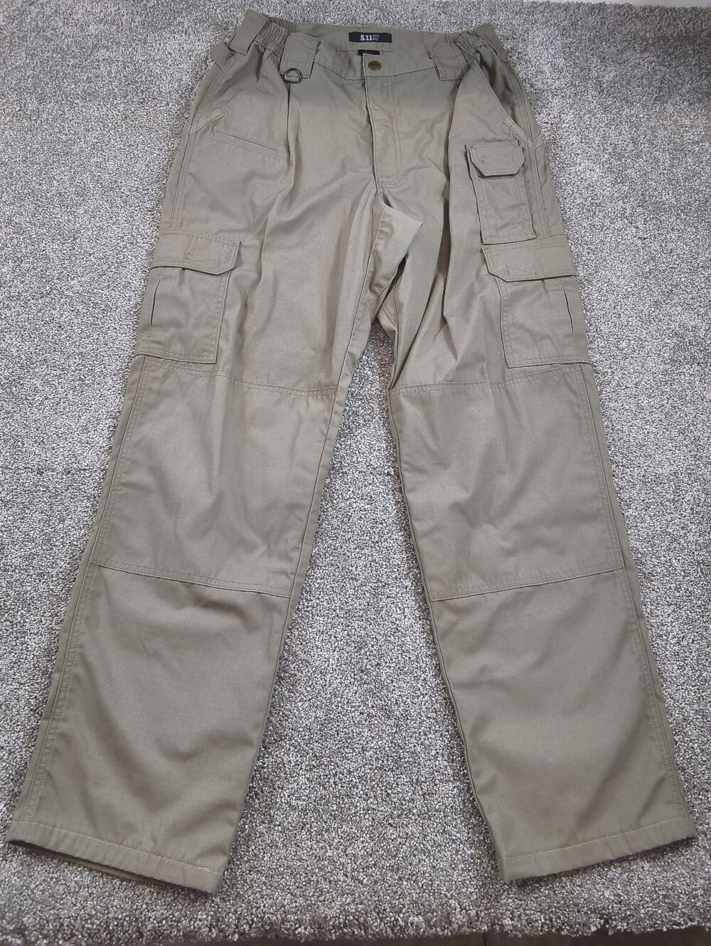 5.11 Tactical Men's Tactical Cargo Pants Beige Solid Cotton Blend Regular 34x34